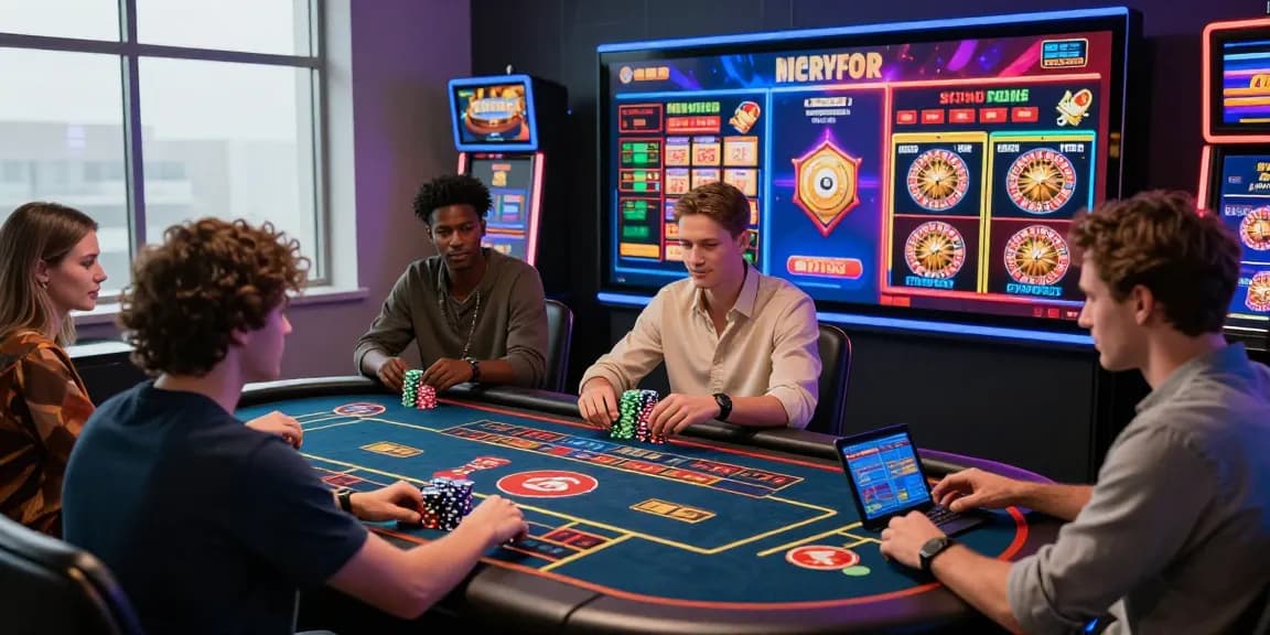 LUCK8 online gambling platform showcasing diverse players engaged in lively casino games.