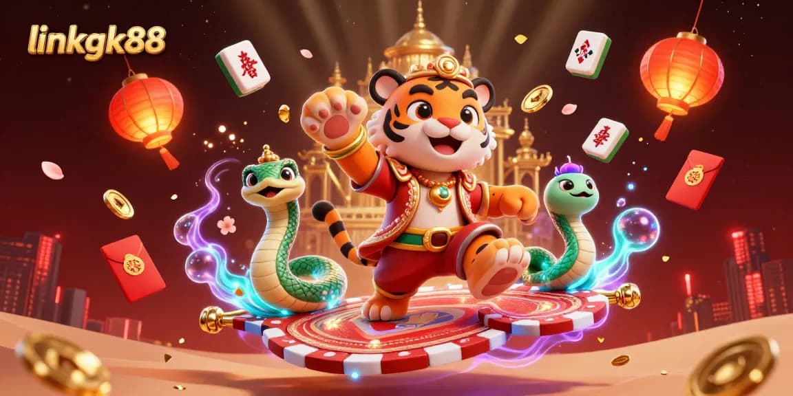 Join the magic of linkgk88 with vibrant casino-themed illustrations showcasing strategy and luck.