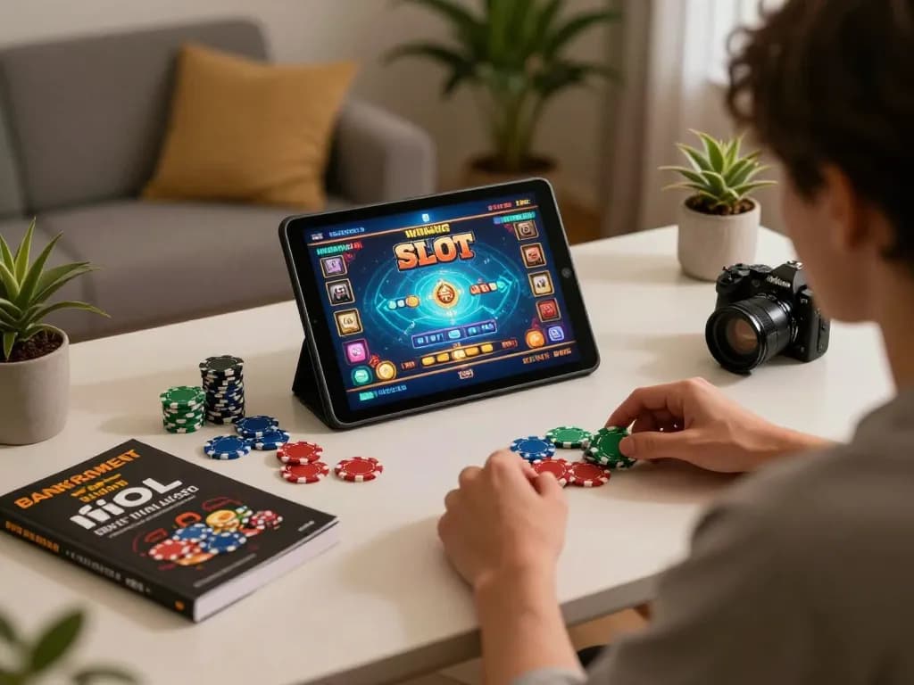 Engaging gameplay on Slot Thailand with a user analyzing strategies while enjoying slots.