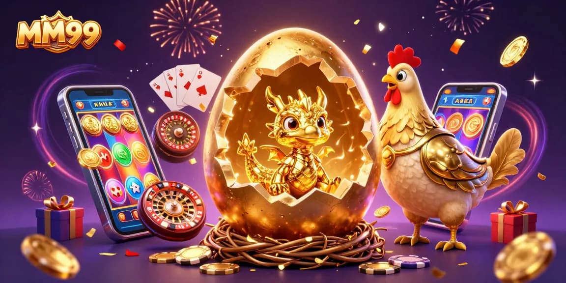 Join the MM99 adventure with a golden dragon and poker chips in dazzling 3D glory!