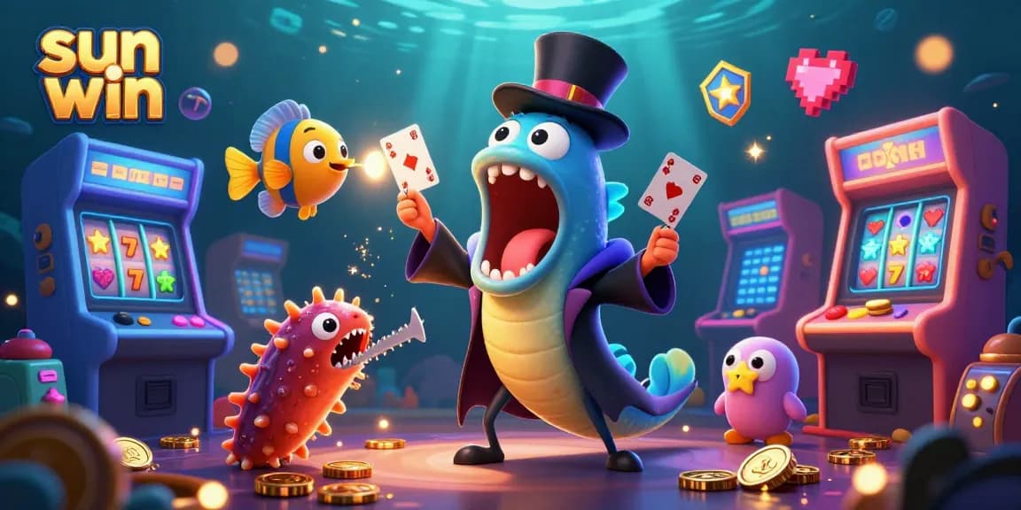 Experience thrilling gameplay at sun win with vibrant characters and exciting casino elements.