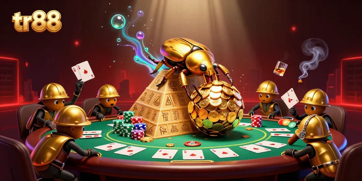 Experience engaging gameplay at tr88 with dynamic poker elements and vibrant casino graphics.