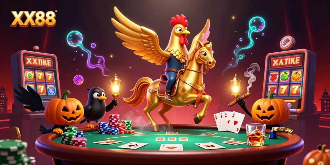 Experience the captivating world of XX88 with thrilling casino action and vibrant graphics.