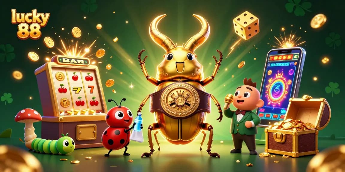 Spin and win big with the vibrant lucky 88 slot machine featuring fun characters and dazzling symbols!