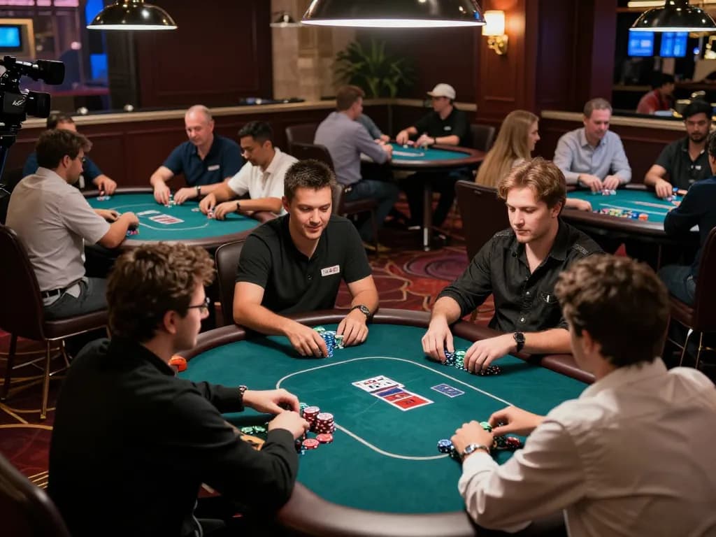 Engaged players at the casino tables participating in LGOLUX LOGIN poker, showcasing high-stakes excitement and strategic gameplay.
