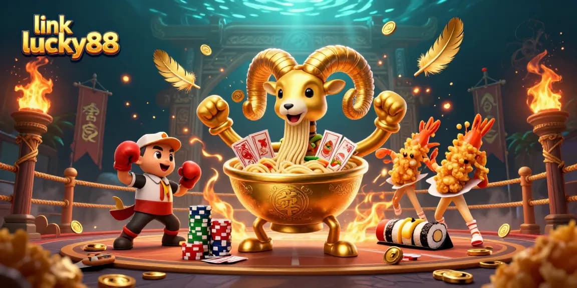 Engage with the vibrant link lucky88 slot experience featuring dynamic characters and golden gaming elements.