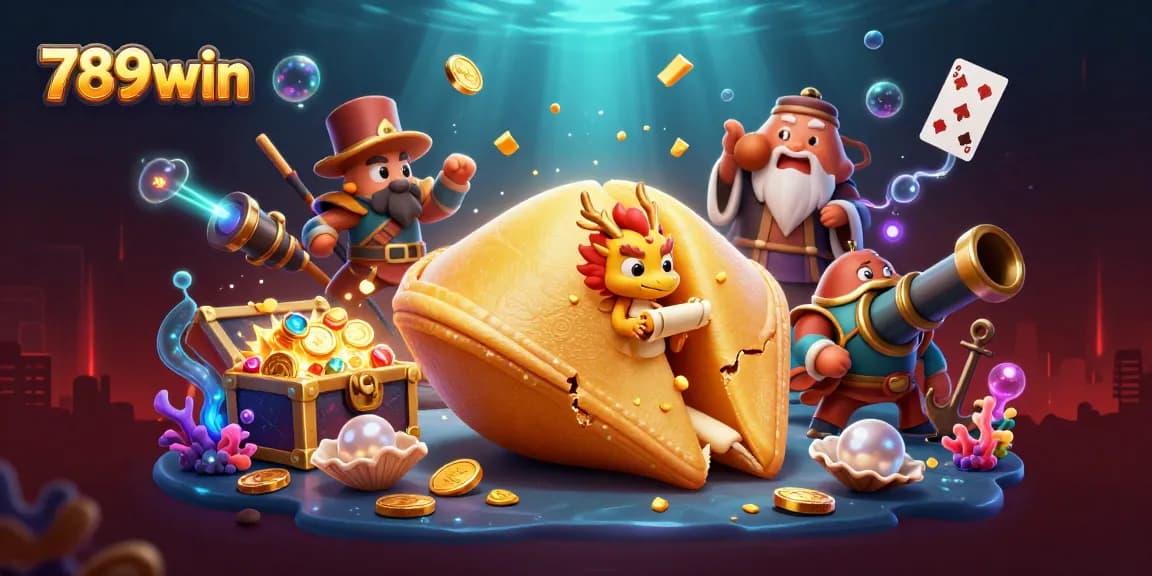 Spin for fortune at 789win with a vibrant 3D illustration showcasing a magical casino adventure.