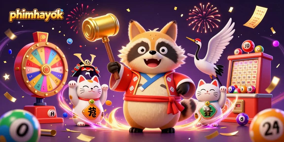 Join the fun at phimhayok with cheerful characters and vibrant casino-themed designs.