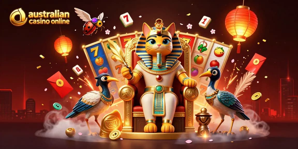 Spin and win at an australian casino online with interactive slots and lively characters.