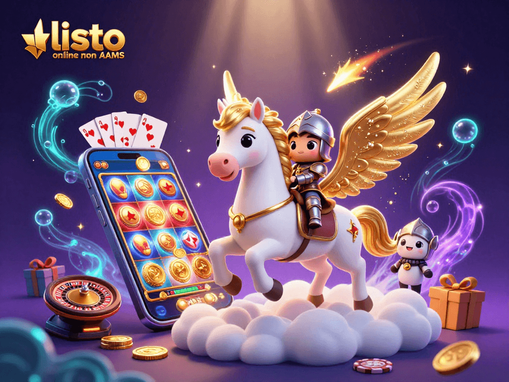 Scopri la lista casino online non AAMS con un'immagine ricca di dettagli che rappresenta giochi e vincite.
