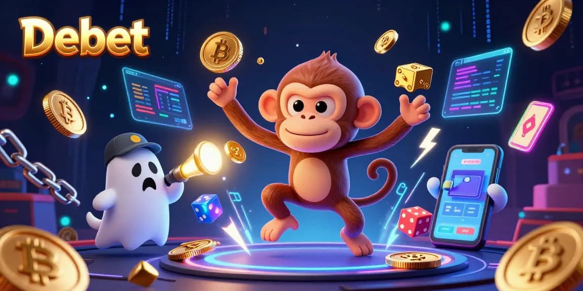 Engage in the thrilling experience of Debet with our exciting animated casino scene!