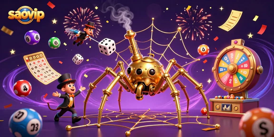 Engage in thrilling gameplay with saovip, featuring vibrant casino elements and a captivating steampunk theme.