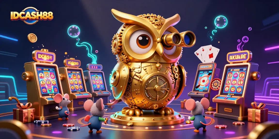 Win big today at IDCASH88 with stunning slots filled with golden coins and thrilling game elements.