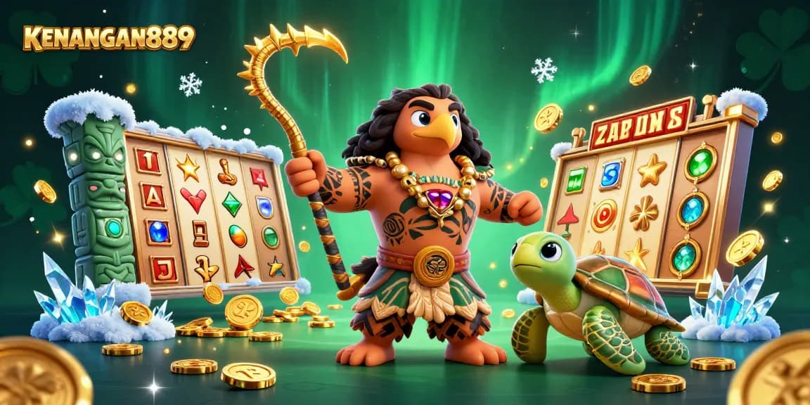 Experience the excitement of KENANGAN889 with vibrant slots, treasure, and captivating characters.