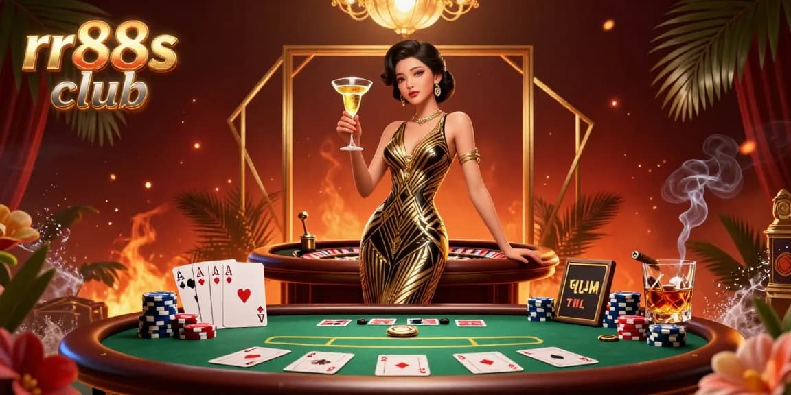 Experience thrilling gameplay at rr88s club with a glamorous casino scene rich in detail.