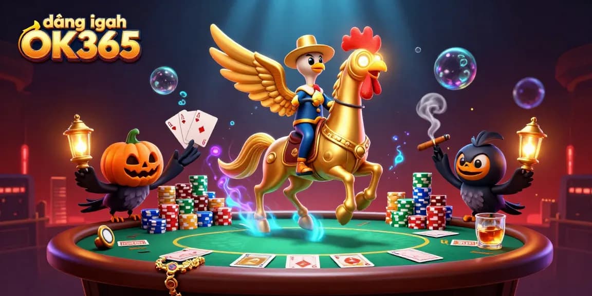 Experience downloading and logging in at OK365 with engaging casino visuals.