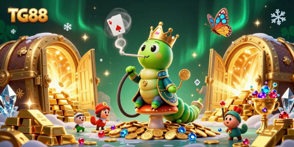 Experience winning excitement with TG88: An ultra-detailed casino adventure scene.