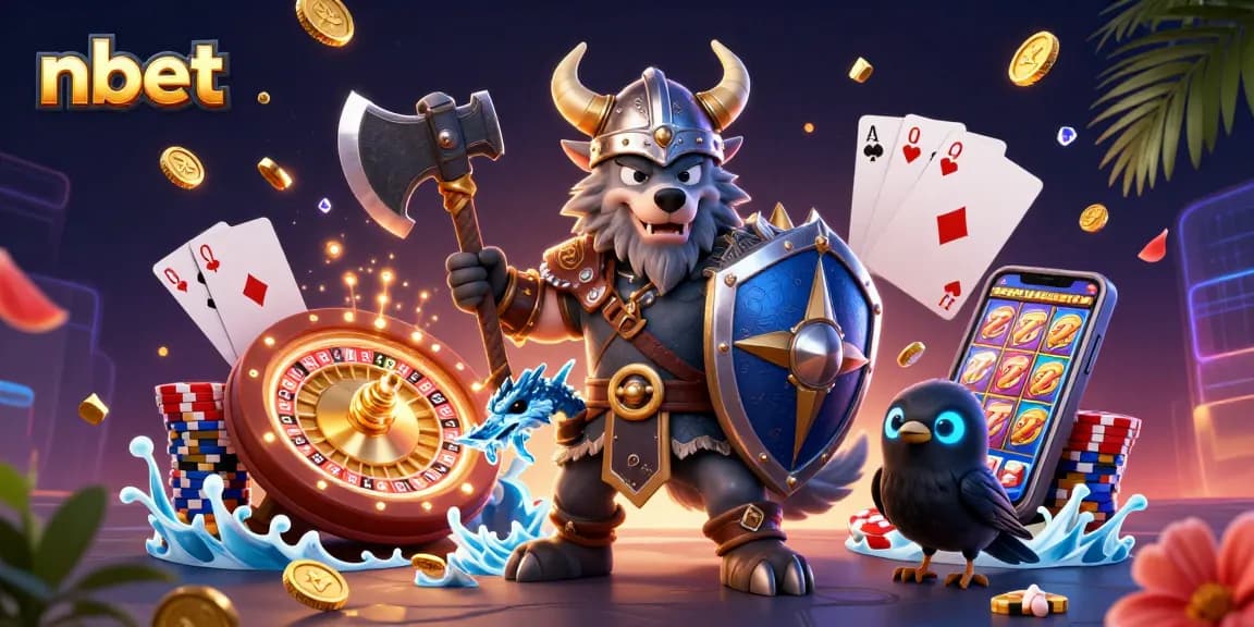 Experience the thrill of nbet with vibrant casino characters amidst dazzling game elements!