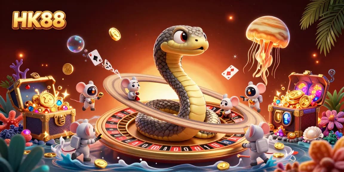 HK88 gaming enthusiasts enjoy a vibrant online casino experience with dynamic characters and captivating elements.