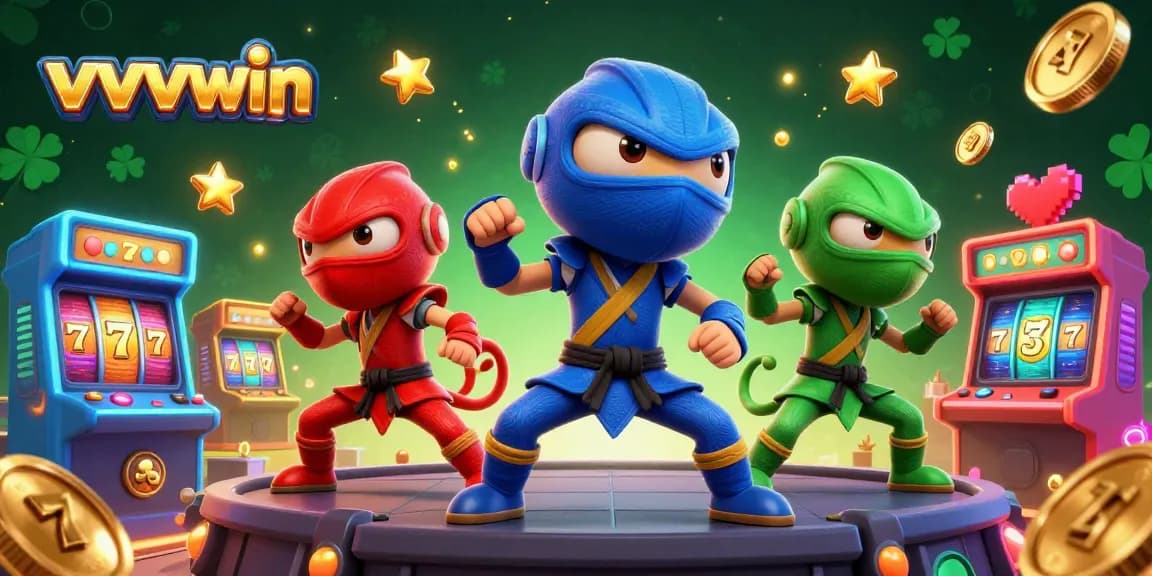 Engage with vvvwin as a chameleon team shows dynamic betting action amidst colorful casino elements.