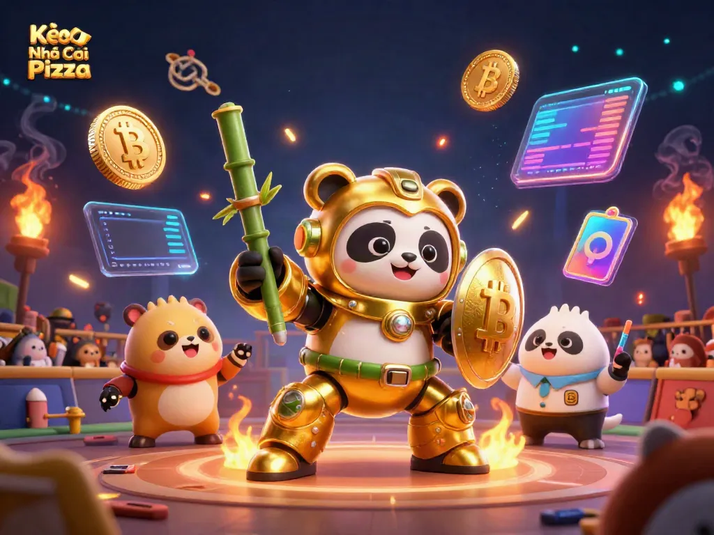 Engage in thrilling action with Kèo Nhà Cái Pizza in this vibrant 3D casino illustration.