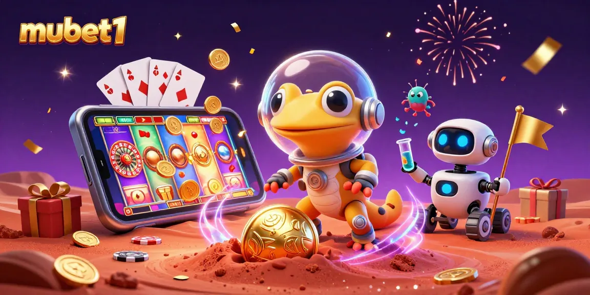 Experience thrilling slot action with mubet1 in a colorful cosmic casino adventure.