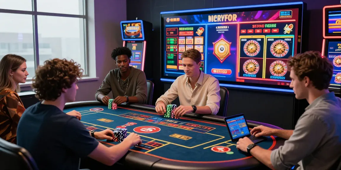 LUCK8 online gambling platform showcasing diverse players engaged in lively casino games.