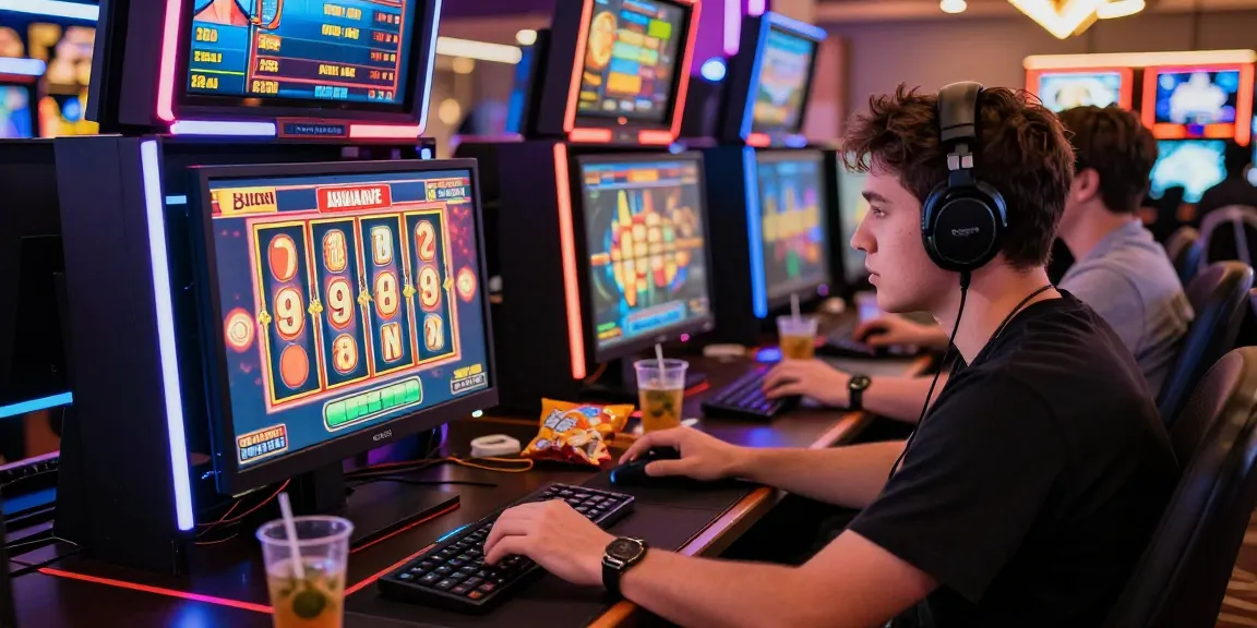 Exciting gaming atmosphere with players enjoying Slot Gacor Malam Ini in a vibrant digital casino setting.