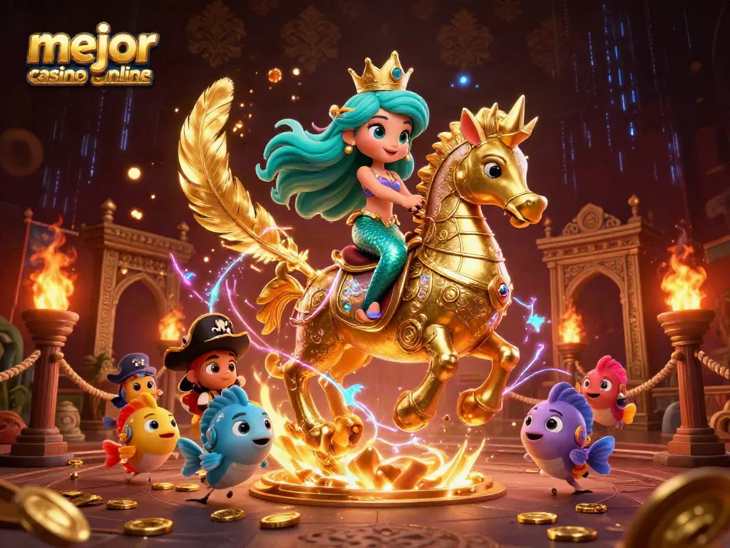 Gana en el mejor casino online con colores vibrantes y personajes dinámicos.