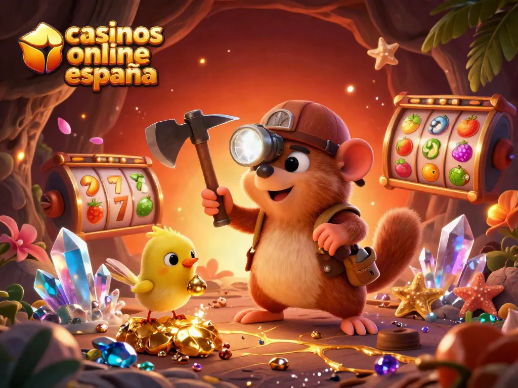 Disfruta de la emoción en casinos en línea España con tragamonedas y un ratón cazador.