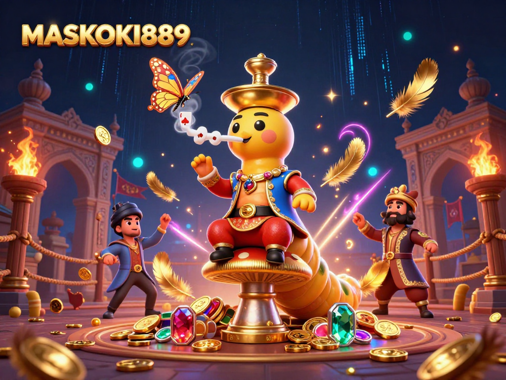 Experience the excitement with MASKOKI889 through captivating online gaming action.