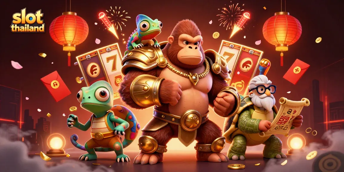 Experience thrilling gameplay at slot thailand with vibrant slot reels and captivating characters.
