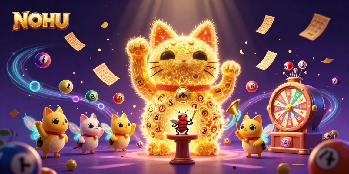 Experience winning opportunities with NOHU's vibrant casino-themed illustration showcasing dynamic game elements.