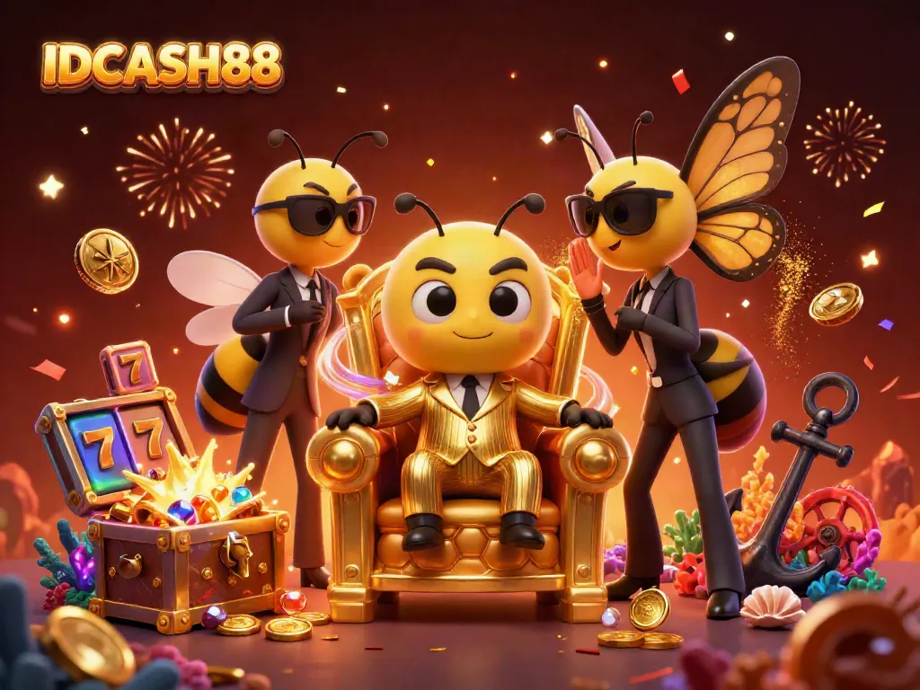 Join the excitement at IDCASH88 with flashy slot machines and a vibrant casino atmosphere.