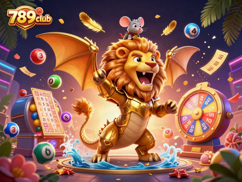 Experience thrilling winnings at 789club with vibrant lottery balls and exciting gaming elements.