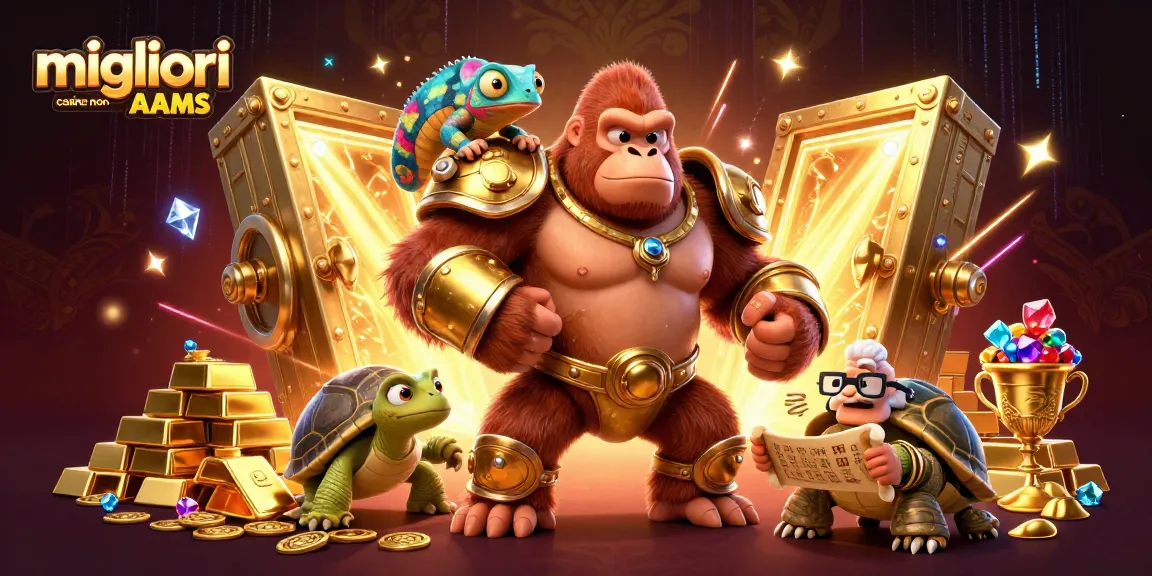 Gioca nei migliori casino non AAMS con ricche opportunità e bonus su un'immagine accattivante.