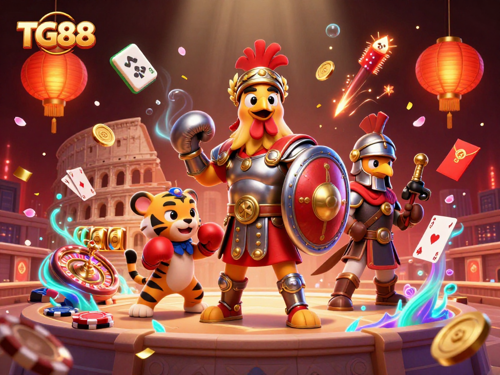 Experience thrilling gaming excitement with TG88, featuring dynamic casino action and vibrant visuals.
