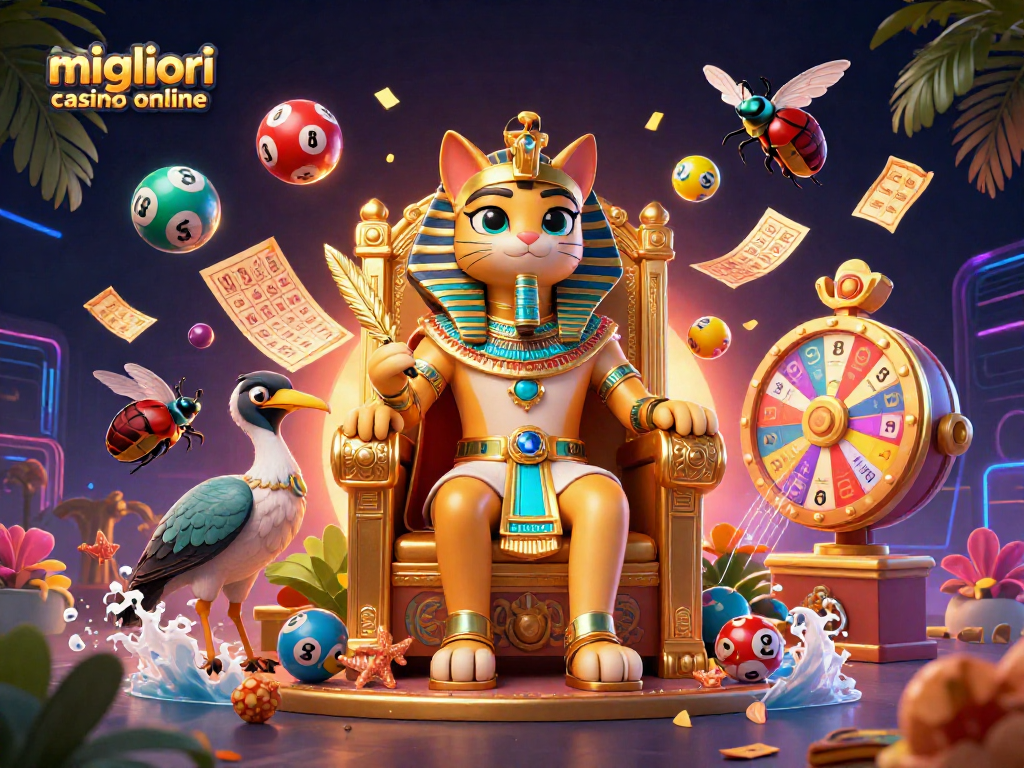 I migliori casino online offrono emozionanti giochi con un gatto faraone egiziano e elementi di lotteria