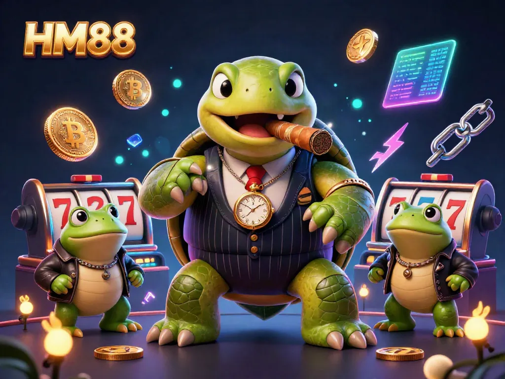 Experience thrilling gameplay at HM88 with vibrant cartoon characters and dynamic casino elements.