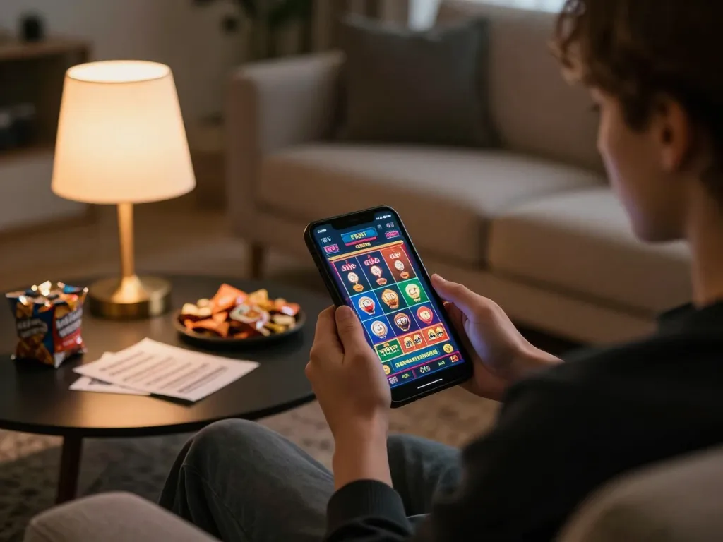 Engaging gameplay on xx88 mobile app showcasing a player immersed in online casino action