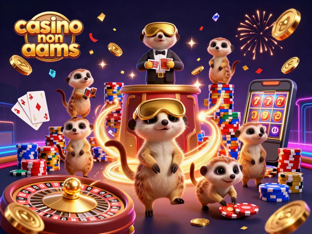 Gioca al casino non AAMS con i divertenti suricati che gestiscono una vivace operazione casinò.
