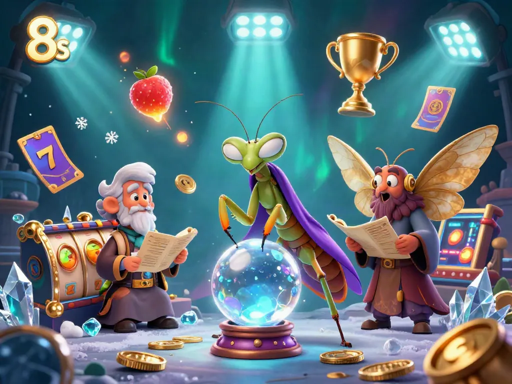 Engage in thrilling 8s slots with dynamic characters and dazzling jackpots in a vibrant casino setting