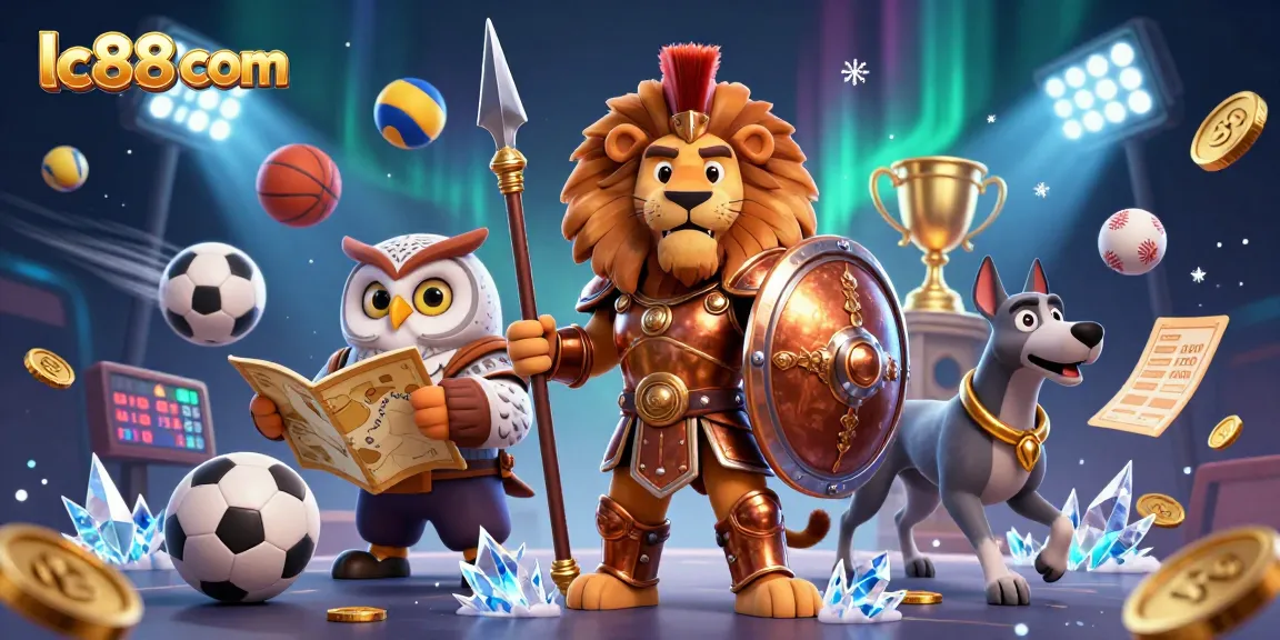 Engage with the excitement of lc88 com sports betting featuring an immersive 3D casino scene.