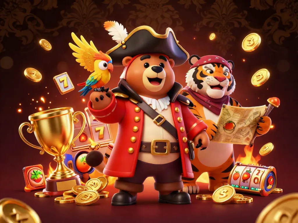 Spin and win with 36win's vibrant slots, featuring cartoon characters in a dynamic casino setting.