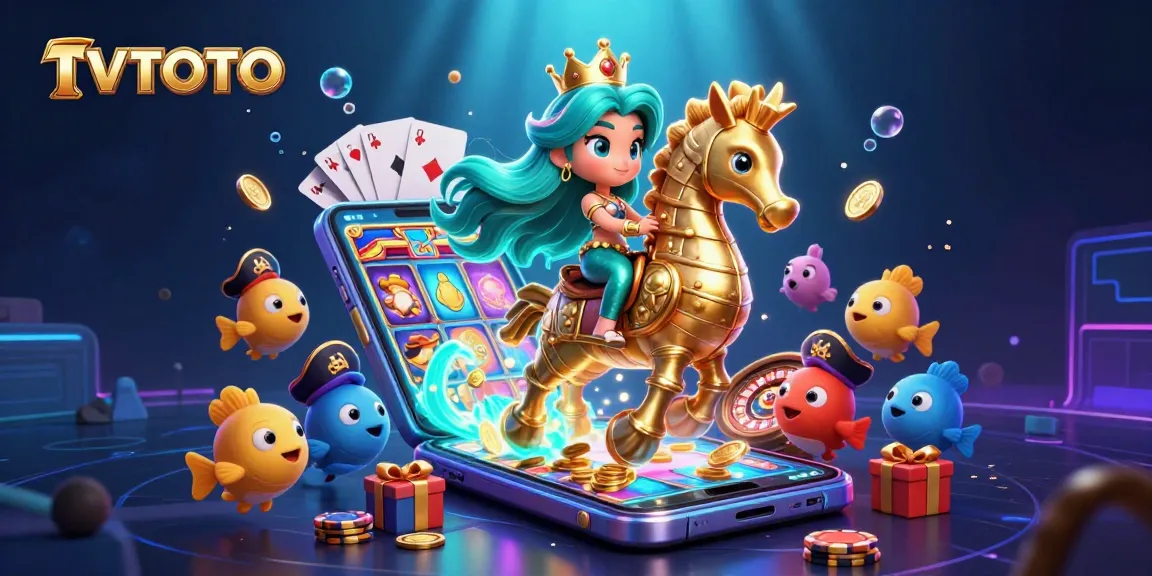 Engage with TVTOTO for a vibrant lottery experience, featuring thrilling action and colorful casino elements.