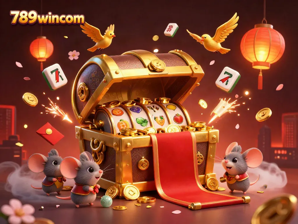 Engage in thrilling adventures at 789wincom, with slot reels and dynamic casino elements.