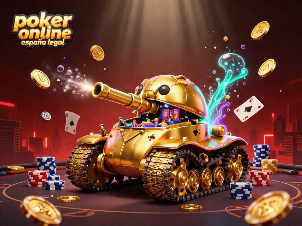 Póker online España legal: Juega en un mundo de emoción con un casino en un tanque dorado
