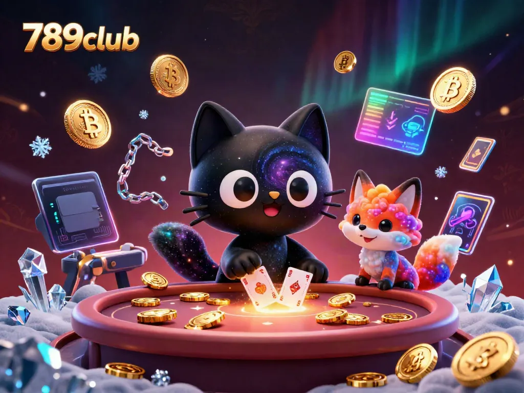 Experience exciting gameplay at 789club with vibrant characters in a cosmic casino atmosphere.