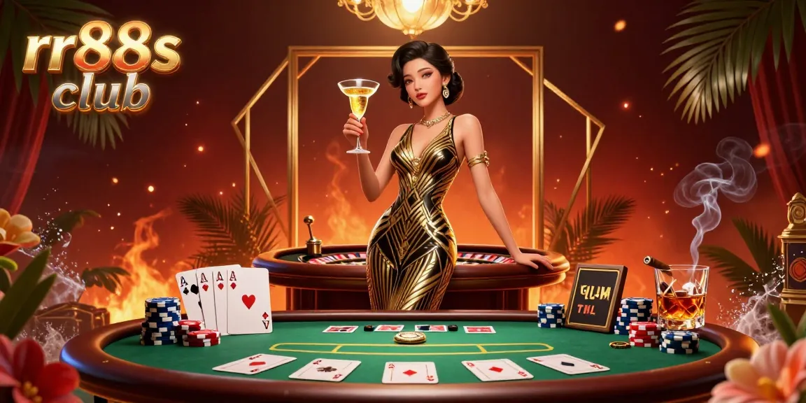 Experience thrilling gameplay at rr88s club with a glamorous casino scene rich in detail.