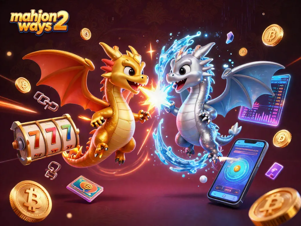 Engage with mahjong ways 2 slot gameplay featuring dragons, coin symbols, and a dynamic gaming atmosphere.